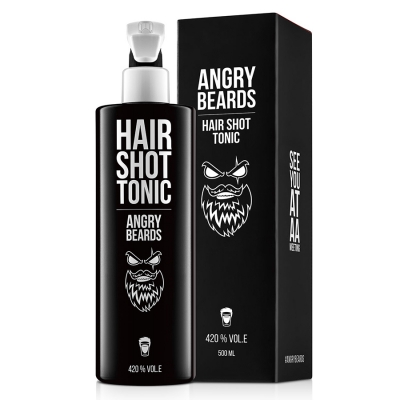 Vlasové tonikum ANGRY BEARDS Hair shot tonic 500 ml