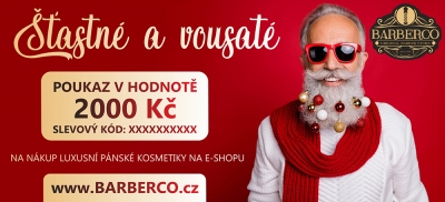 Vianočný darčekový poukaz BARBERCO v hodnote 100 €