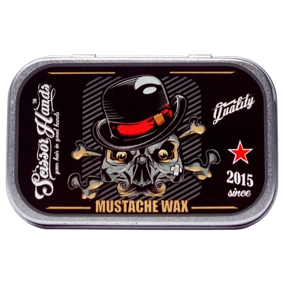 Vosk na fúzy a bradu SCISSOR HANDS Moustache wax Bandit 45 ml