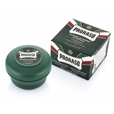 Mydlo na holenie v miske PRORASO Shaving soap in a bowl Eukalyptus 150 ml