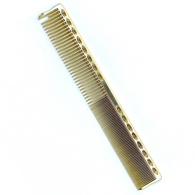 Kovový kadernícky hrebeň HAIRSTYLIST COMB Gold