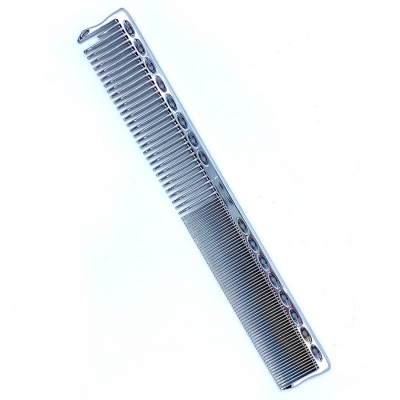 Kovový kadernícky hrebeň HAIRSTYLIST COMB Silver