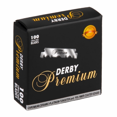 Polovičné žiletky DERBY Premium Single edge 100 ks