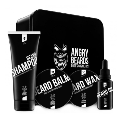 Set starostlivosti o bradu a fúzy ANGRY BEARDS Smooth