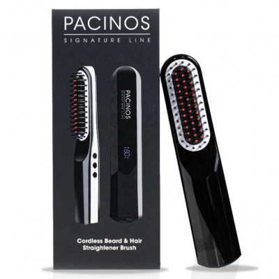 Bezdrôtová žehlička na bradu a vlasy PACINOS Beard & hair straightener