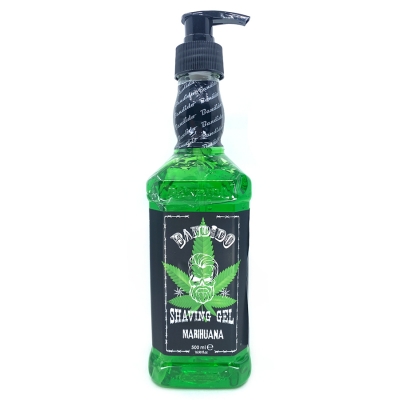 Gél na holenie BANDIDO Shaving gel Marihuana 500 ml