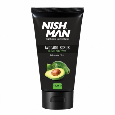 Pleťový peeling s avokádom NISH MAN Avocado scrub 150 ml