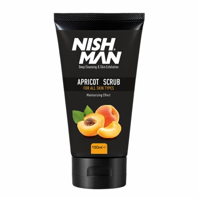 Pleťový peeling s marhuľou NISH MAN Apricot scrub 150 ml