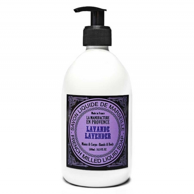 Tekuté mydlo LA MANUFACTURE EN PROVENCE Liquid soap Lavender 500 ml