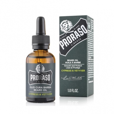 Olej na bradu PRORASO Beard oil Cyprus a vetiver 30 ml