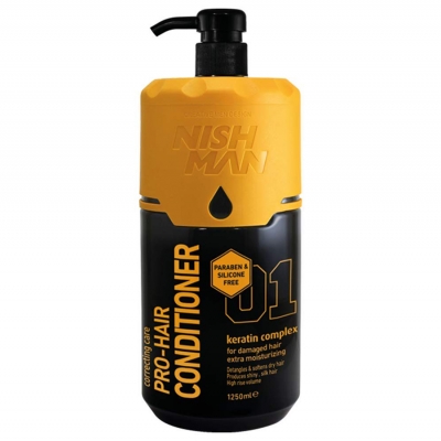 Keratínový kondicionér na vlasy NISH MAN Pro-hair conditioner 1250 ml