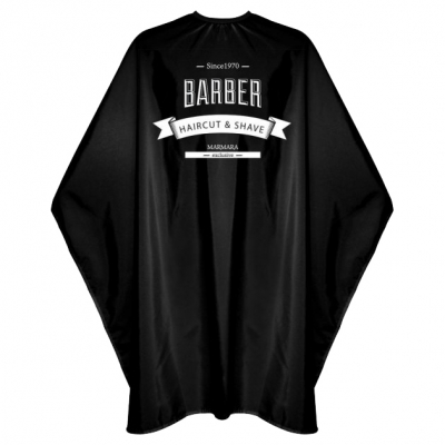 Kadernícka pláštenka MARMARA Barber Cape black classic