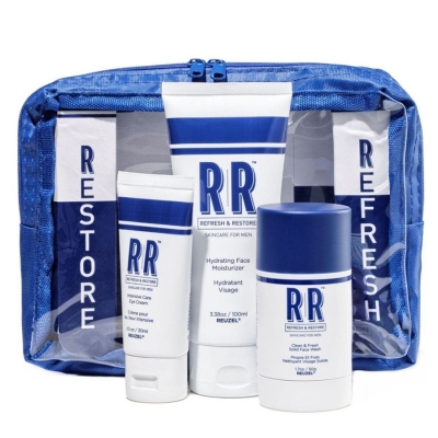 Darčeková sada pre starostlivosť o pánsku tvár REUZEL RR Skin care gift set bag