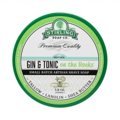 Mydlo na holenie STIRLING Shave soap Gin & Tonic on the Rocks 170 ml