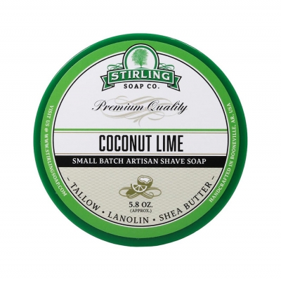 Mydlo na holenie STIRLING Shave soap Coconut lime 170 ml