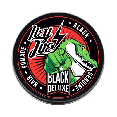 Čierna pomáda na vlasy HEY JOE Black Deluxe pomade 100 ml