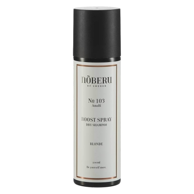 Suchý šampón a matný púder ve spreji NOBERU Boost spray dry shampoo Blonde 200 ml