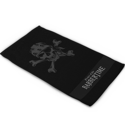 Čierny barber uterák BARBERTIME Black towel