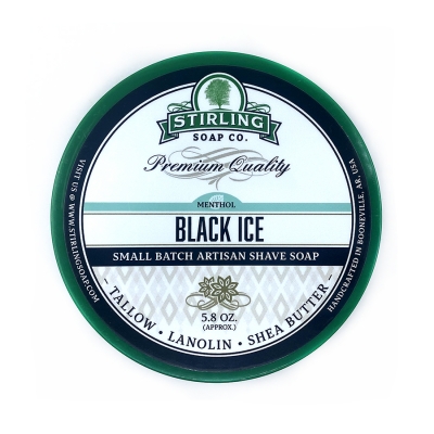 Mydlo na holenie STIRLING Shave soap Black ice 170 ml