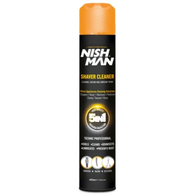 Starostlivosť o čepele 5v1 NISH MAN Shaver cleaner 400 ml