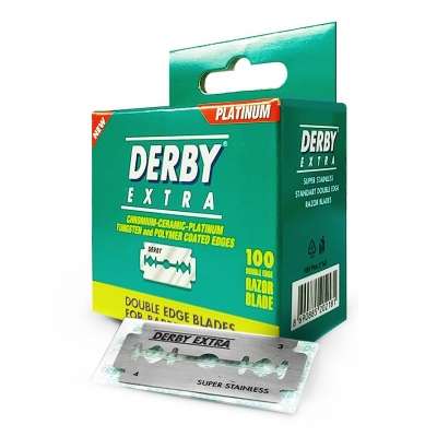 Klasické žiletky DERBY Extra Double edge blades 100 ks