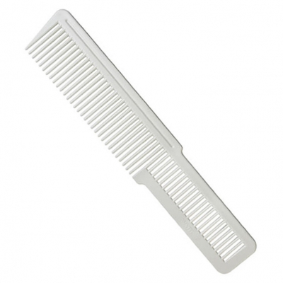 Hrebeň na vlasy WAHL Flat top comb - biely