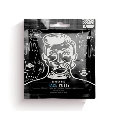 Čierna maska pre mužov BARBER PRO Face putty 21 g