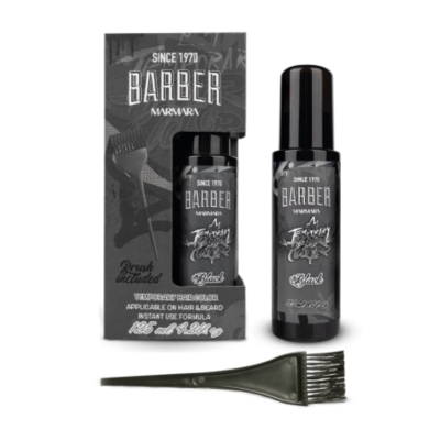 Farba na vlasy a bradu MARMARA BARBER Temporary hair color - čierna 125 ml