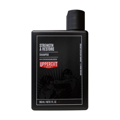 Posilňujúci šampón na vlasy UPPERCUT Deluxe Strength & Restore shampoo 240 ml