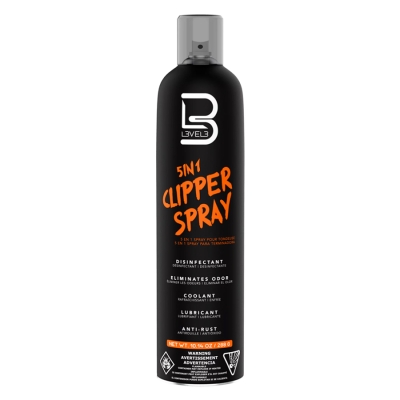 Ochranný sprej na strihacie strojčeky a nástroje L3VEL3 5in1 clipper spray 300 ml