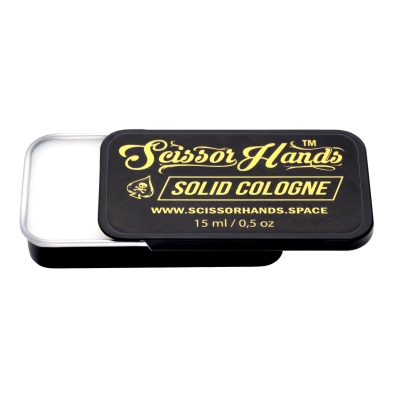 Tuhá kolínska SCISSOR HANDS Solid cologne Black 15 ml