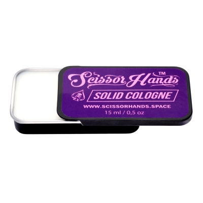 Tuhá kolínska SCISSOR HANDS Solid cologne Purple 15 ml