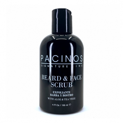 Čistiaci krém na bradu a tvár PACINOS Beard and face scrub 118 ml