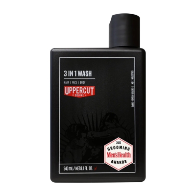 Umývací gél na telo, tvár a vlasy UPPERCUT Deluxe 3 in 1 wash 240 ml