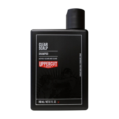 Šampón na vlasy proti lupinám UPPERCUT Deluxe Clear scalp shampoo 240 ml