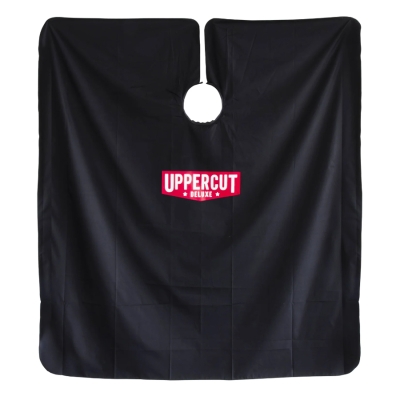 Čierna pláštenka UPPERCUT Deluxe Barber cape - Black