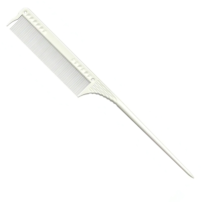 Profesionálny tupírovací hrebeň JRL Fine teeth tail comb J101 - biely