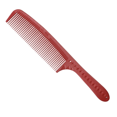 Holičský hrebeň JRL Barbering comb J201 - červený