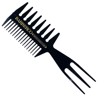 Textúrovací trojstranný hrebeň na vlasy BARBERCO Three-sided comb