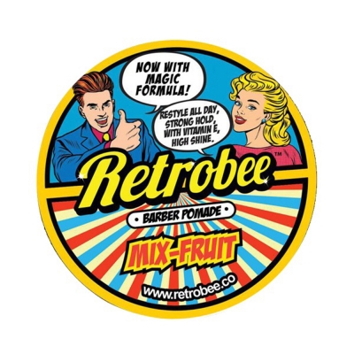 Pomáda na vlasy RETROBEE Barber pomade Mix fruit 150 g