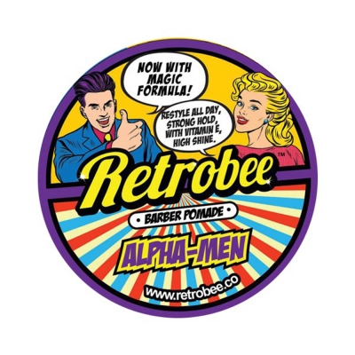 Pomáda na vlasy RETROBEE Barber pomade Alpha men 150 g