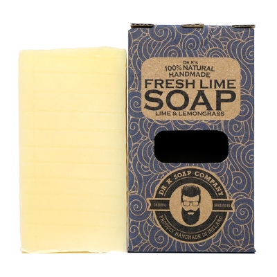 Tuhé mydlo s citrónovou trávou a limetkou DR K SOAP COMPANY Fresh lime soap XL 225 g