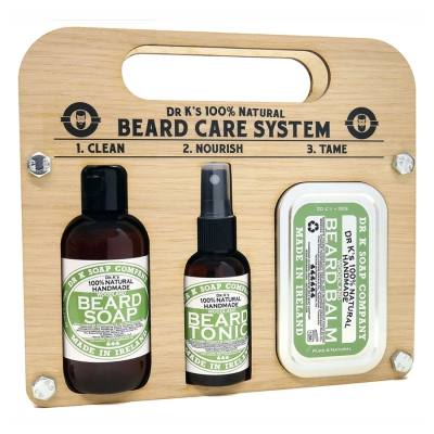 Sada na starostlivosť o bradu DR K SOAP COMPANY Beard care system Woodland