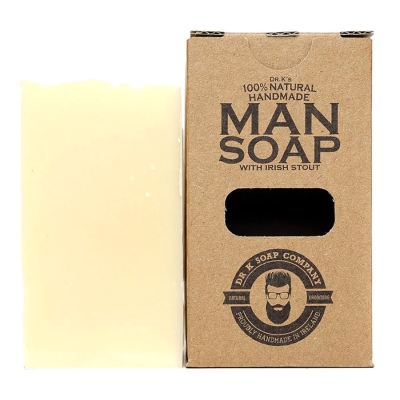 Tuhé mydlo s pačuli, cédrovým drevom a pomarančom DR K SOAP COMPANY Man soap Irish Stout XL 225 g