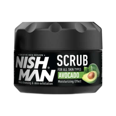 Peeling na tvár s avokádom NISH MAN Avocado facial scrub 300 ml