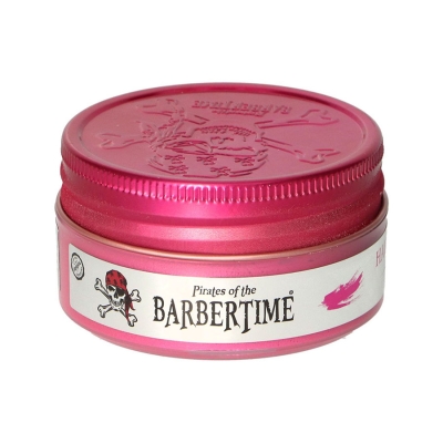 Farbiaci vosk na vlasy BARBERTIME Pink hair coloring wax 100 ml - ružový