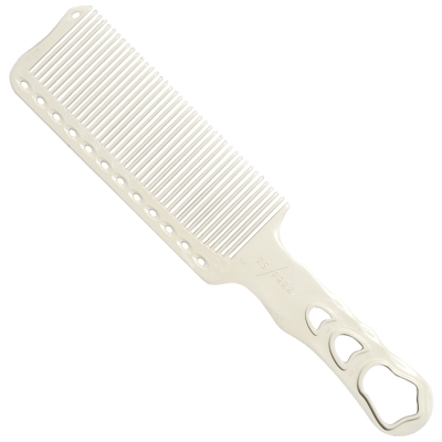 Extra veľký hrebeň Y.S. PARK Flattop comb YS-282 - biely