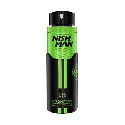 Dezodorant v spreji pre mužov NISH MAN 03 Deodorant spray 200 ml