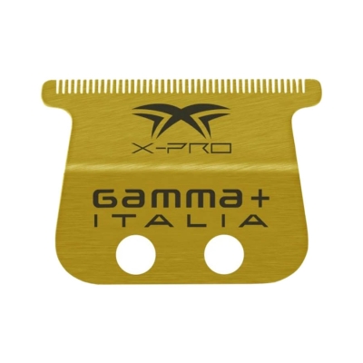 Strihacia hlavica pre kontúrovacie strojčeky GAMMA PIÚ Fixed wide X-PRO blade Gold titanium