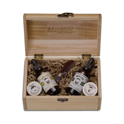 Kompletná darčeková krabička pre bradáča MORGANS Full beard care gift box